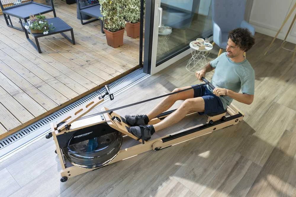 Rowing ergometer CHRISTOPEIT WP 5000, oak wood