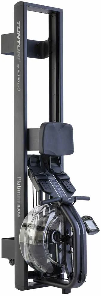 None Irklavimo treniruoklis TUNTURI Platinum RW30 Rower. By Fluid + App