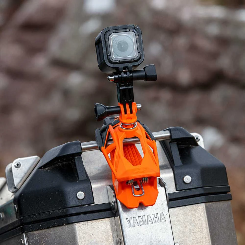 None Sp Connect Helmet chin mount for adventure camera Dango Design (juodas/oranžinis)