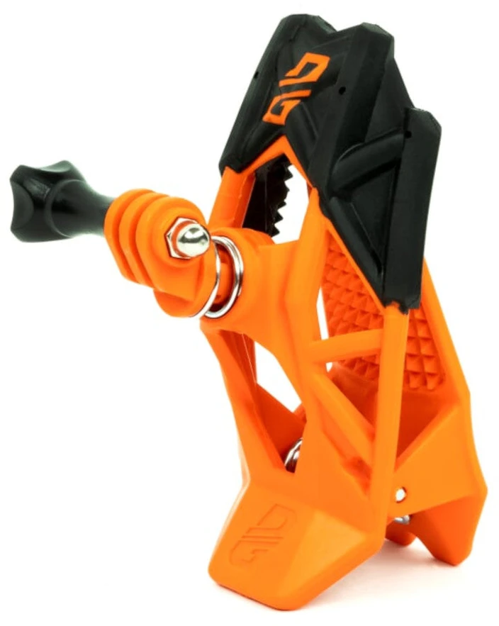 None Sp Connect Helmet chin mount for adventure camera Dango Design (juodas/oranžinis)