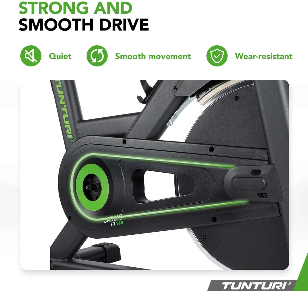 Dviratis treniruoklis TUNTURI Cardio Fit S20 Sprinter Bike + programėlė