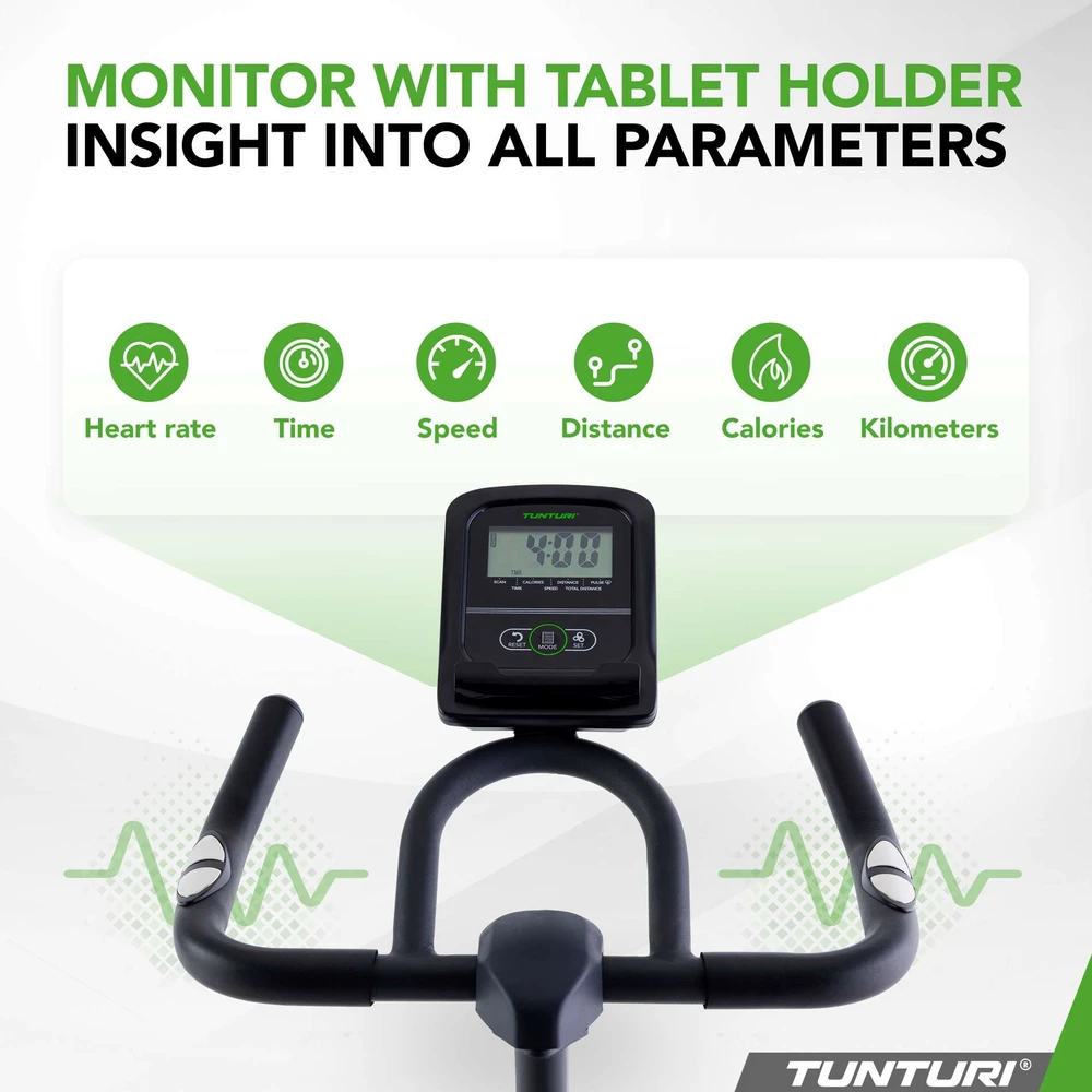 Dviratis treniruoklis TUNTURI Cardio Fit S20 Sprinter Bike + programėlė