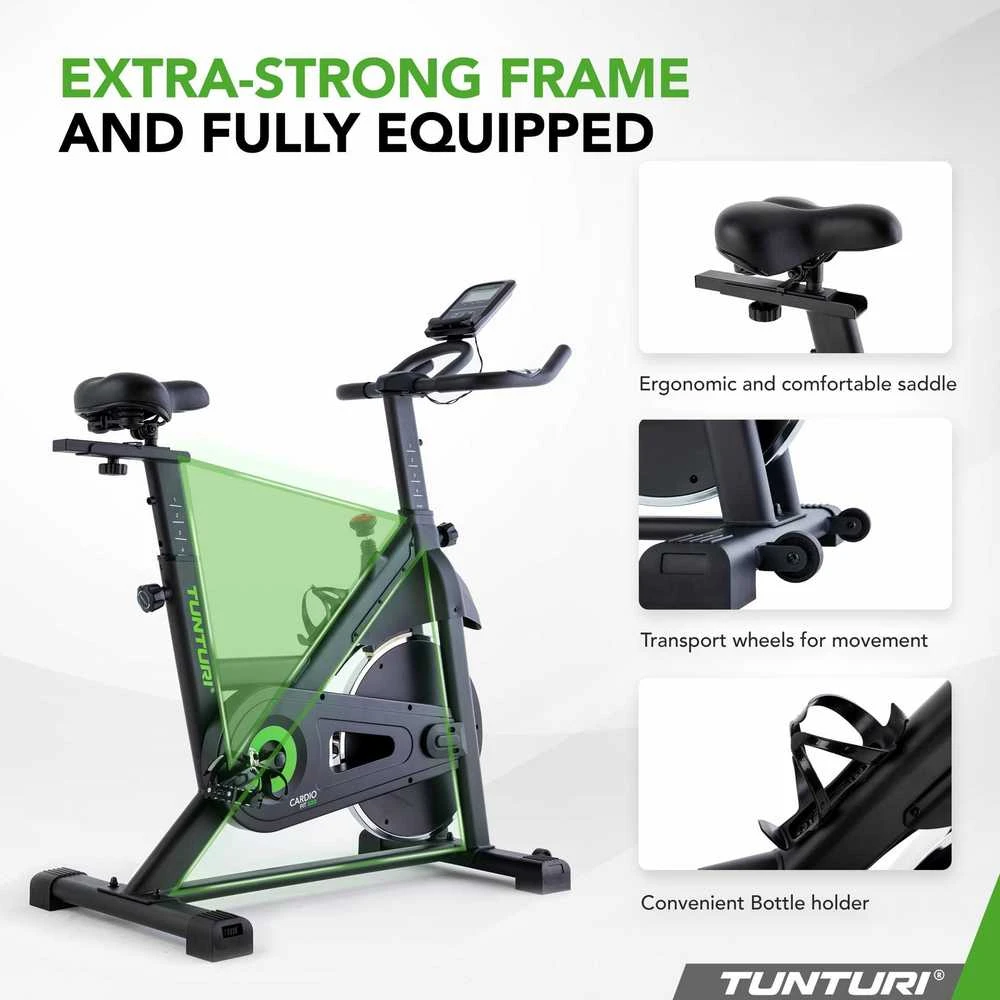 Dviratis treniruoklis TUNTURI Cardio Fit S20 Sprinter Bike + programėlė