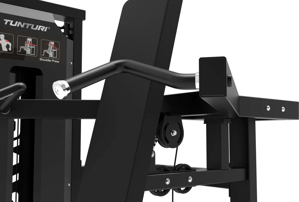 Jėgos staklės TUNTURI Platinum Shoulder Press Selectorized V-series