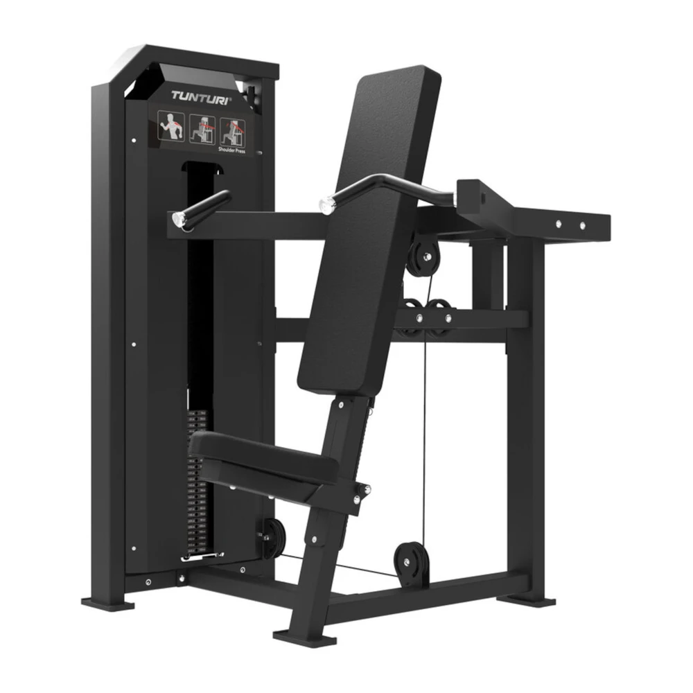 Jėgos staklės TUNTURI Platinum Shoulder Press Selectorized V-series