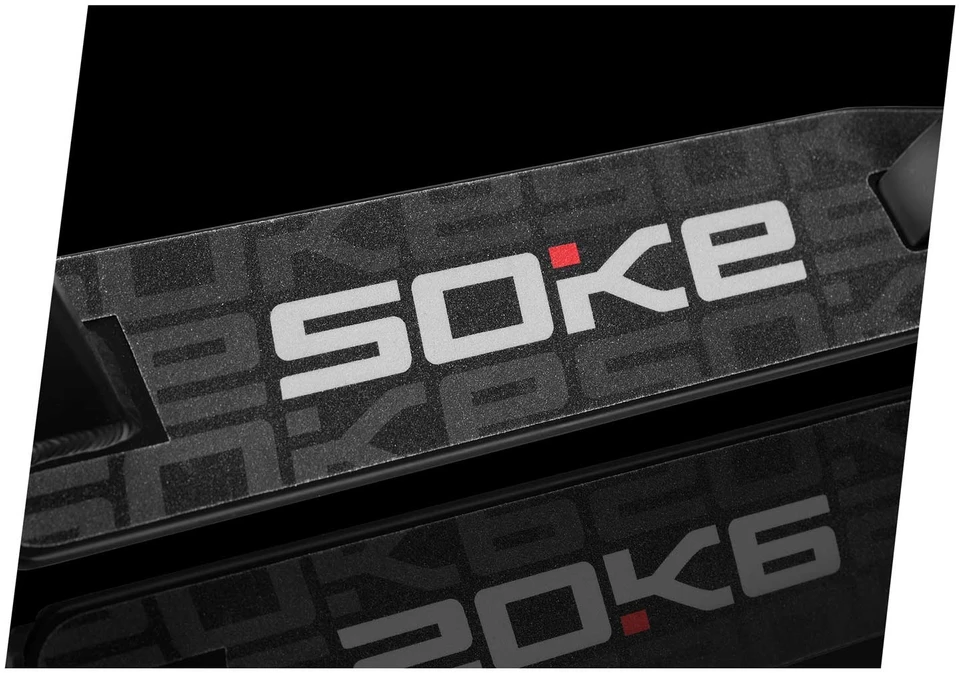 SOKE GO juodas profesionalus paspirtukas