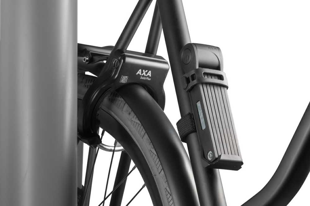 Dviračio užraktas Axa Fold Lite 100, juodas