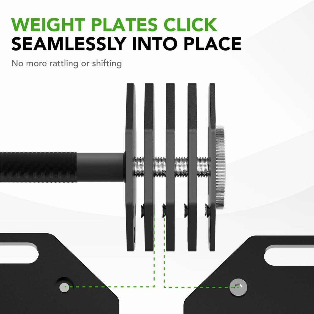 None Reguliuojamo svorio štanga Tunturi Rapid Adjustable Barbell 11 kg
