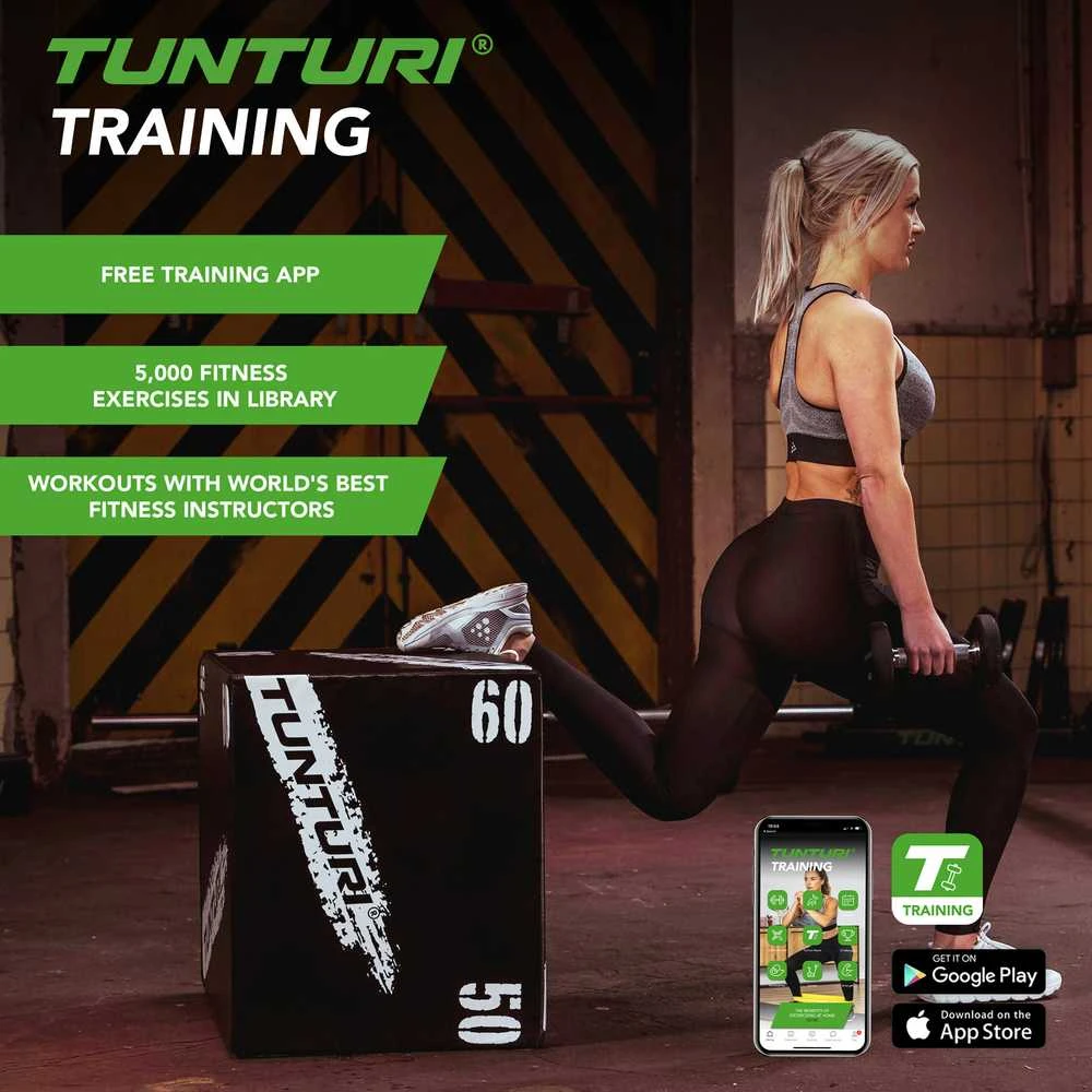 Medinė / EVA platforma TUNTURI PlyoBox Soft 40/50/60 cm