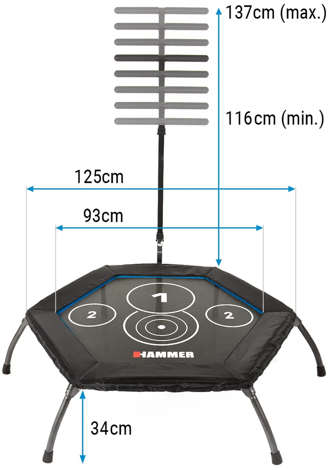 None Trampoline HAMMER Cross Jump 98cm