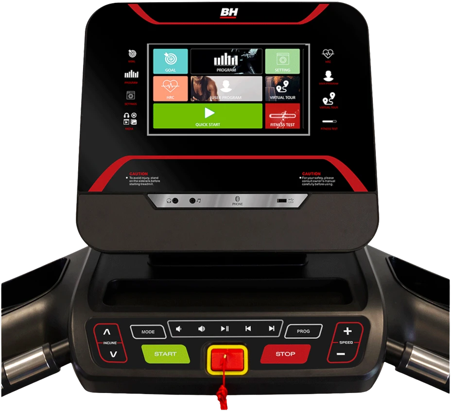 None Treadmill BH FITNESS RS800 Multimedia