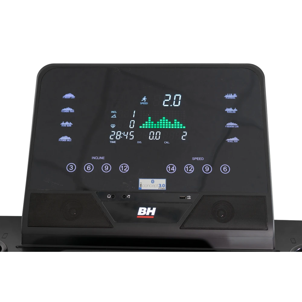 BH Fitness RS900 LED elektrinis bėgimo takelis BH Fitness