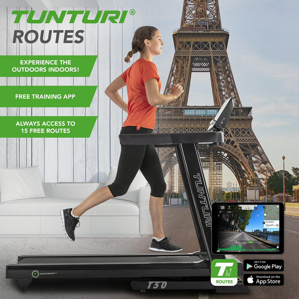 Bėgimo takelis Tunturi Signature T50 Treadmill + App