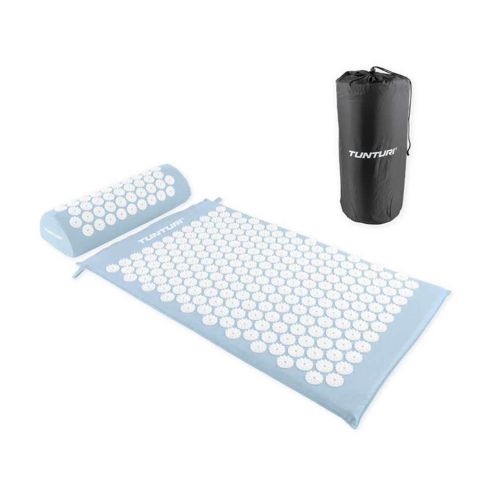 Kilimėlis TUNTURI ACUPRESSURE MAT AND PILLOW LIGHT Mėlynas