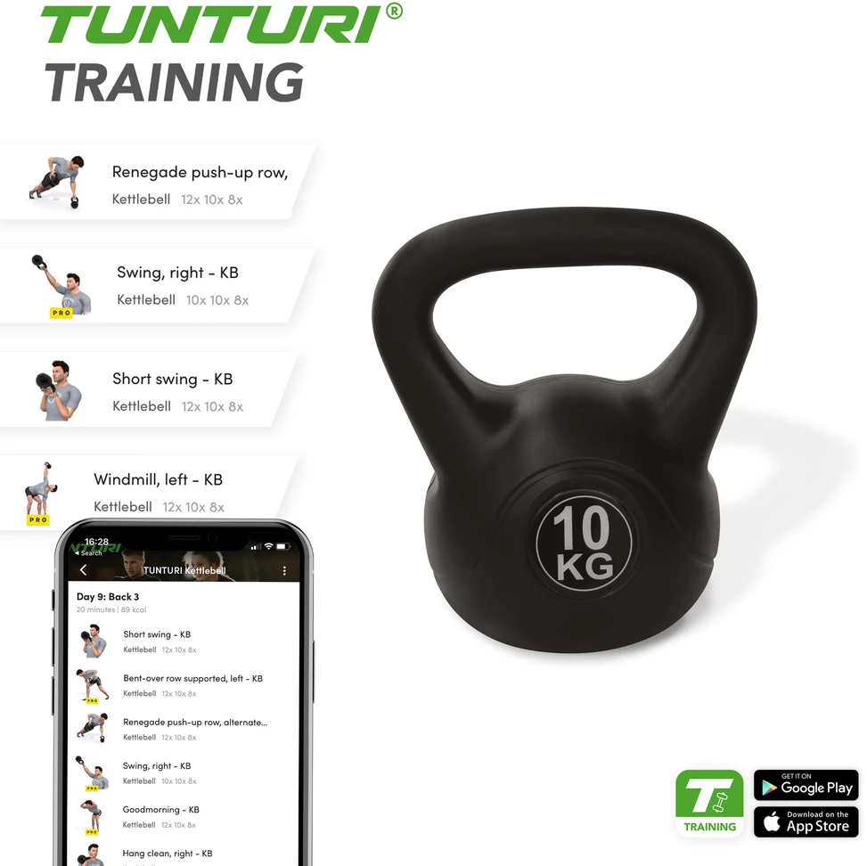 Svarstis Tunturi PE Kettlebell | Svoris: 10 kg