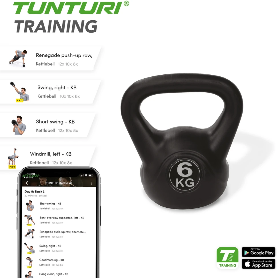 Svarstis Tunturi PE Kettlebell | Svoris: 6kg