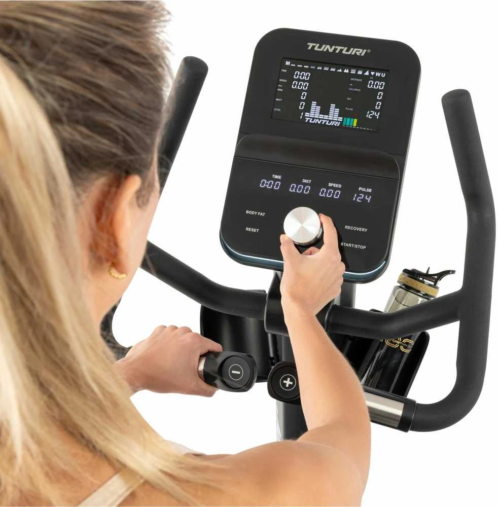 Dviratis treniruoklis TUNTURI PLATINUM UB20 UPRIGHT BIKE + App
