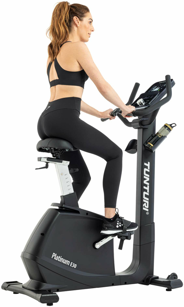 Dviratis treniruoklis TUNTURI PLATINUM UB30 UPRIGHT BIKE + App
