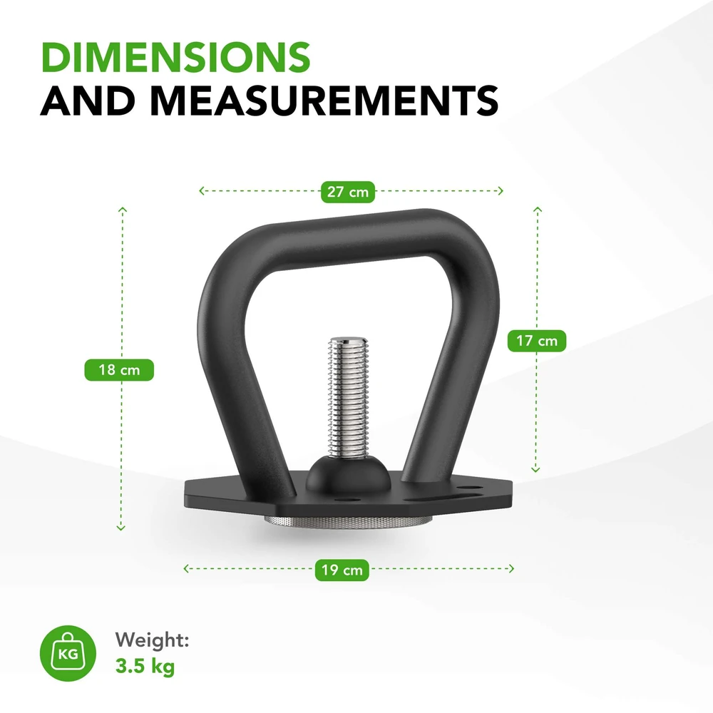 None Reguliuojamo svorio svarstis Tunturi Rapid Adjustable Kettlebell Handle 3,5kg
