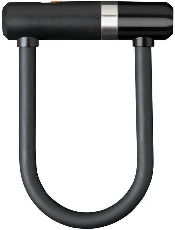 None U formos spyna AXA Newton Mini+Cable 100*8, su plieniniu lynu