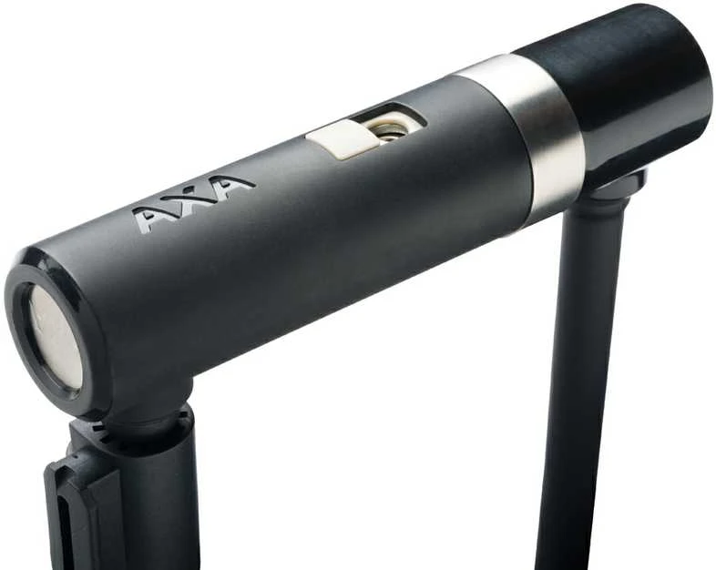 None AXA Newton UL-300 U formos spyna, tvirtas rėmo laikiklis, saugos kodas: 15 (1-15), parduotas saugus Sidabrinis, Juodas, AXA Newton UL yra grūdinto plieno U formos spyna.