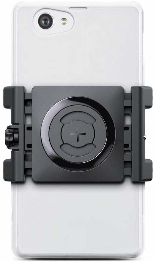 SP Connect Universal Phone Clamp SPC+ dviračio telefono laikiklis – skirtas SPC+ laikikliams – juodas