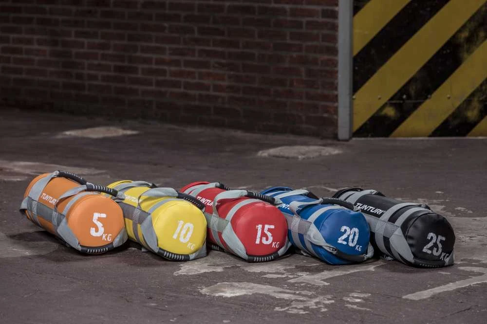 Jėgos maišas TUNTURI Strengthbag 5-25kg (Svoris: 10 kg)