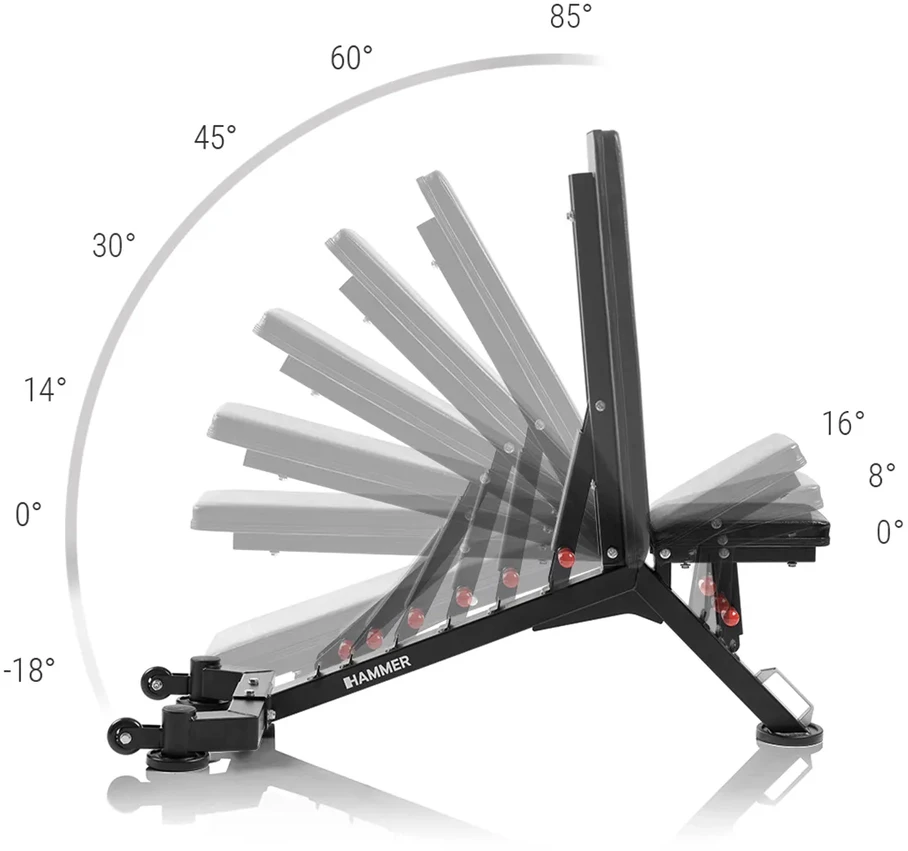 Nešiojamas suoliukas HAMMER Force 5.0