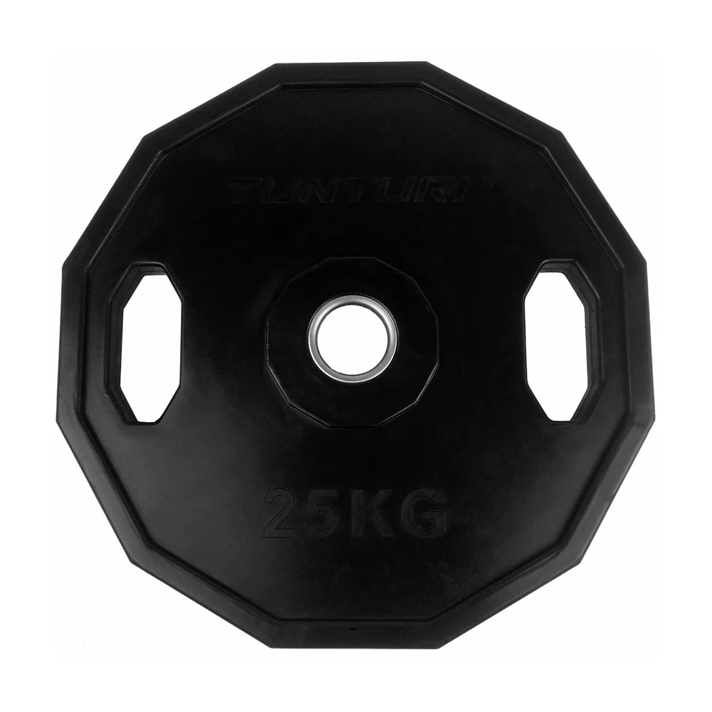 Olimpiniai gumuoti svarmenys TUNTURI 1,25-25kg (Svoris: 1 x 25 kg)