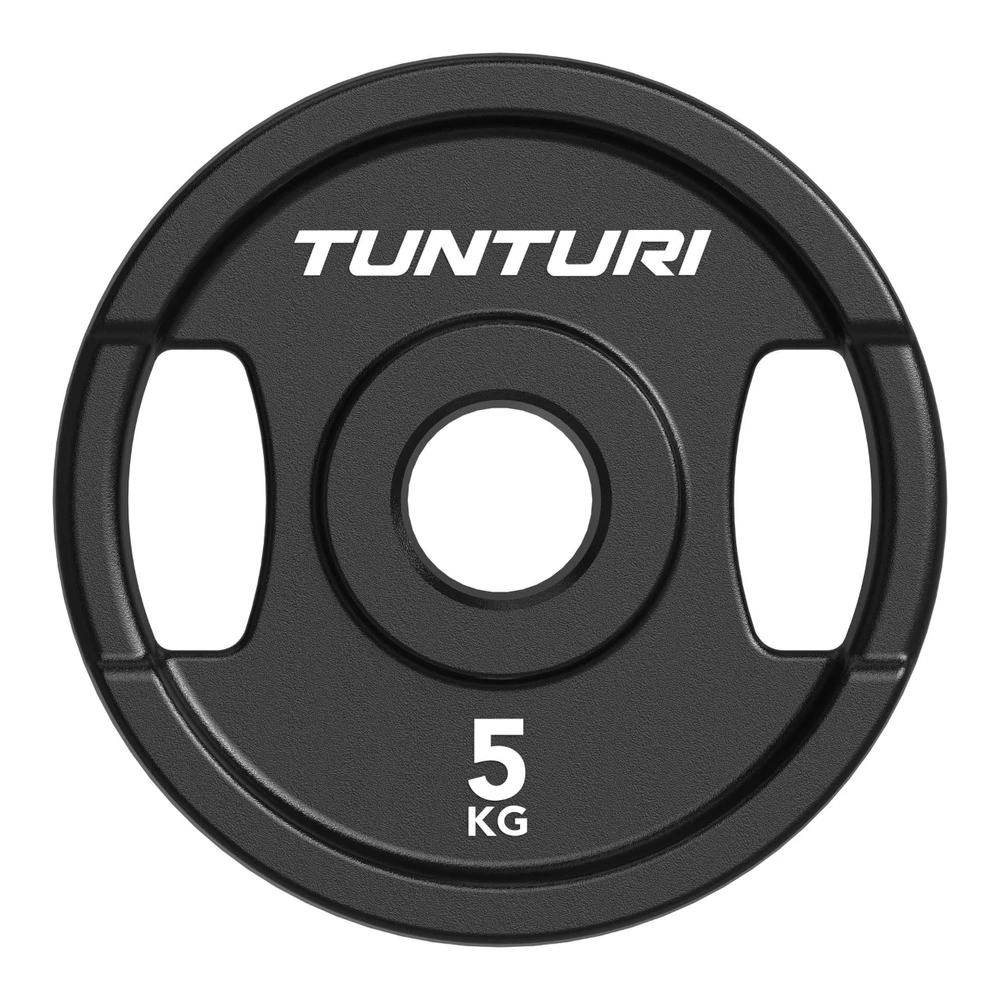 None Olimpiniai ketaus svarmenys TUNTURI Platinum 2,5–25 kg (Svoris: 5kg)