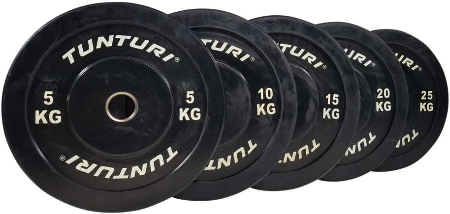Bumper svarmenys TUNTURI 5-25kg (Svoris: 15 kg)