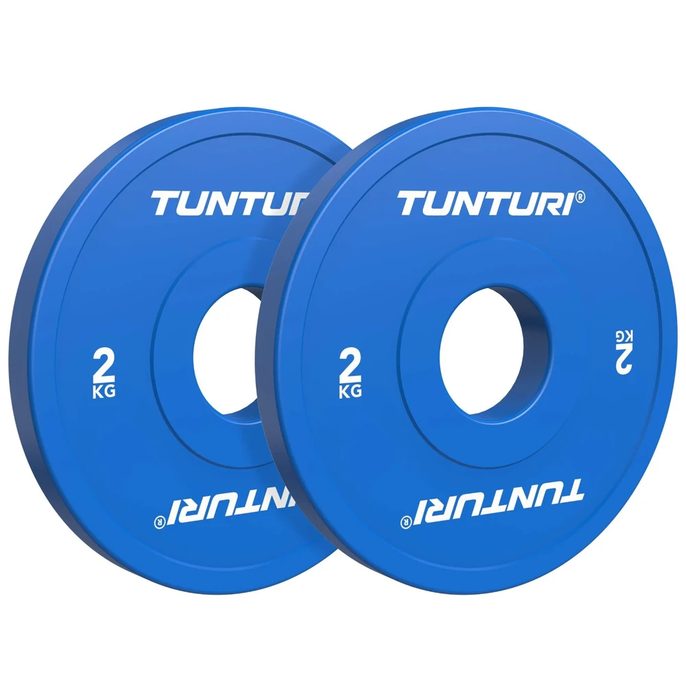 None Olimpiniai svarmenys TUNTURI Platinum Fractional Plates 0,5–2,5kg (Svoris: 2 x 2kg)