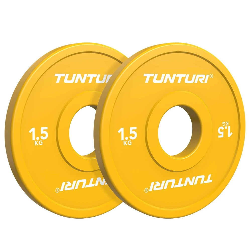 None Olimpiniai svarmenys TUNTURI Platinum Fractional Plates 0,5–2,5kg (Svoris: 2 x 1.5kg)