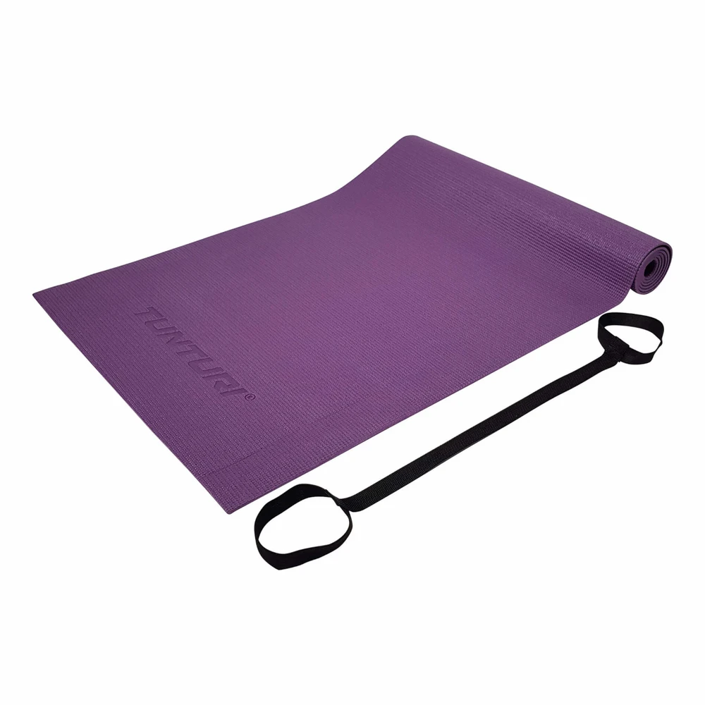 Jogos ir fitneso kilimėlis Tunturi PVC, 182 x 61 x 0,4 cm, violetinis