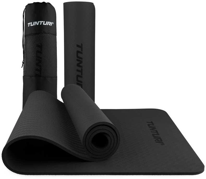 Jogos kilimėlis TUNTURI YOGA & FITNESS, 8 mm, Juodas