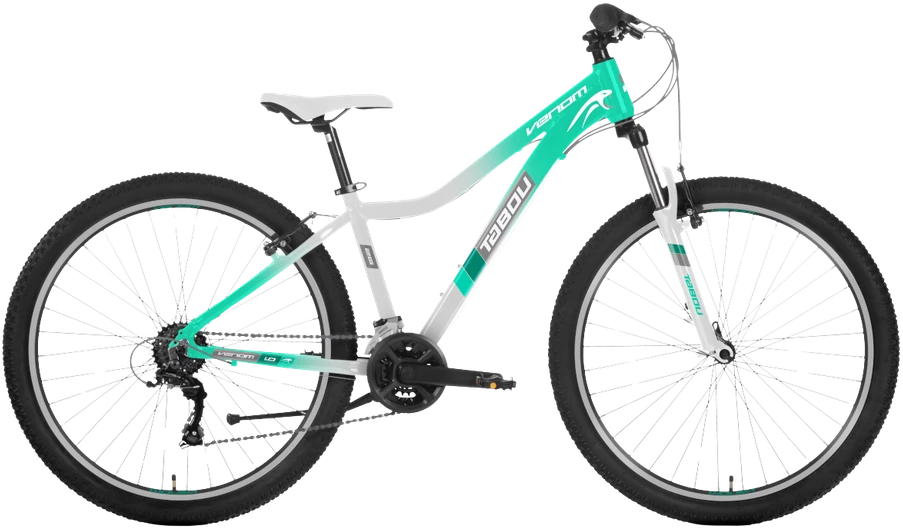 None Vaikiškas dviratis TABOU Venom 1.0 W, 27.5" 17" M, mėtinės-baltos spalvos