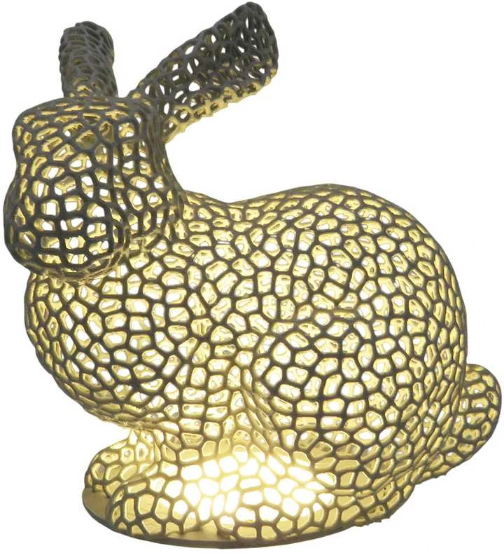 3D Gaminiai Stalinis LED šviestuvas Kiškis