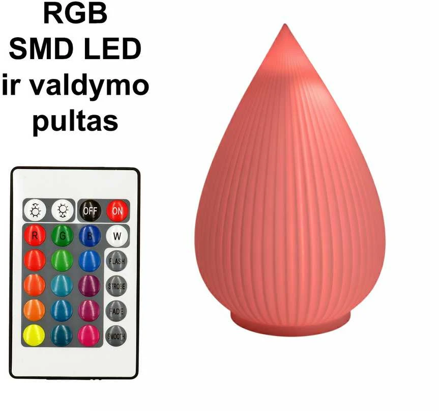 3D Gaminiai Stalinis LED šviestuvas Lašas