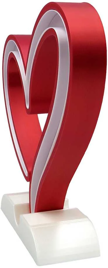 3D Gaminiai Stalinis LED šviestuvas Širdelė