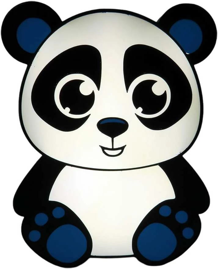 3D Gaminiai Vaikiškas LED šviestuvas Panda