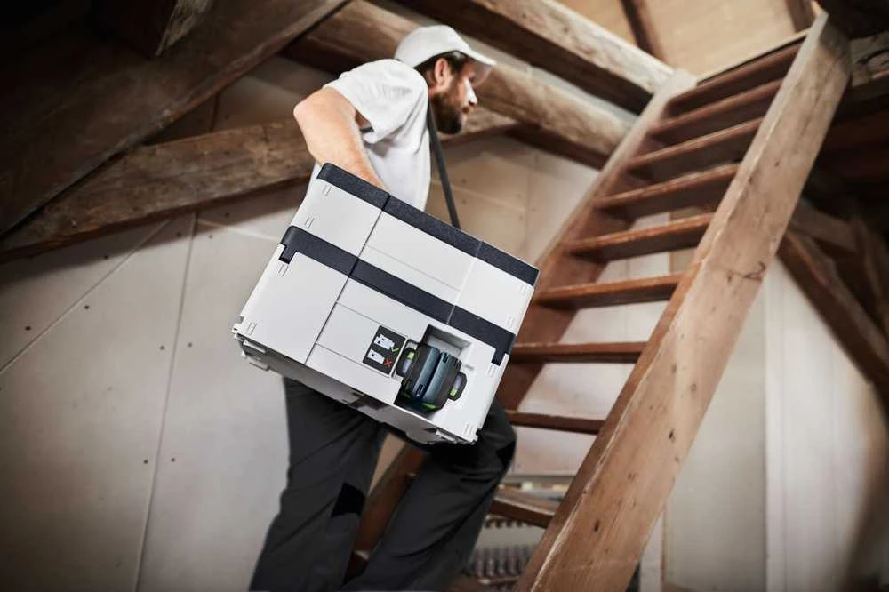 Akumuliatorinis dulkių siurblys Festool CLEANTEC CTMC SYS I-Basic; 18 V (be akumuliatoriaus ir pakrovėjo)