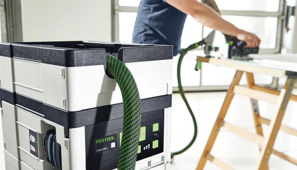 Akumuliatorinis dulkių siurblys Festool CLEANTEC CTMC SYS I-Basic; 18 V (be akumuliatoriaus ir pakrovėjo)
