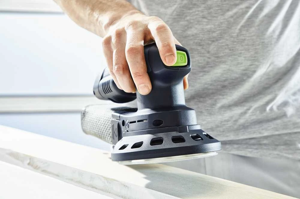 Ekscentrinis šlifuoklis Festool ETSC 125-Basic 18 V; (be akumuliatoriaus ir pakrovėjo)