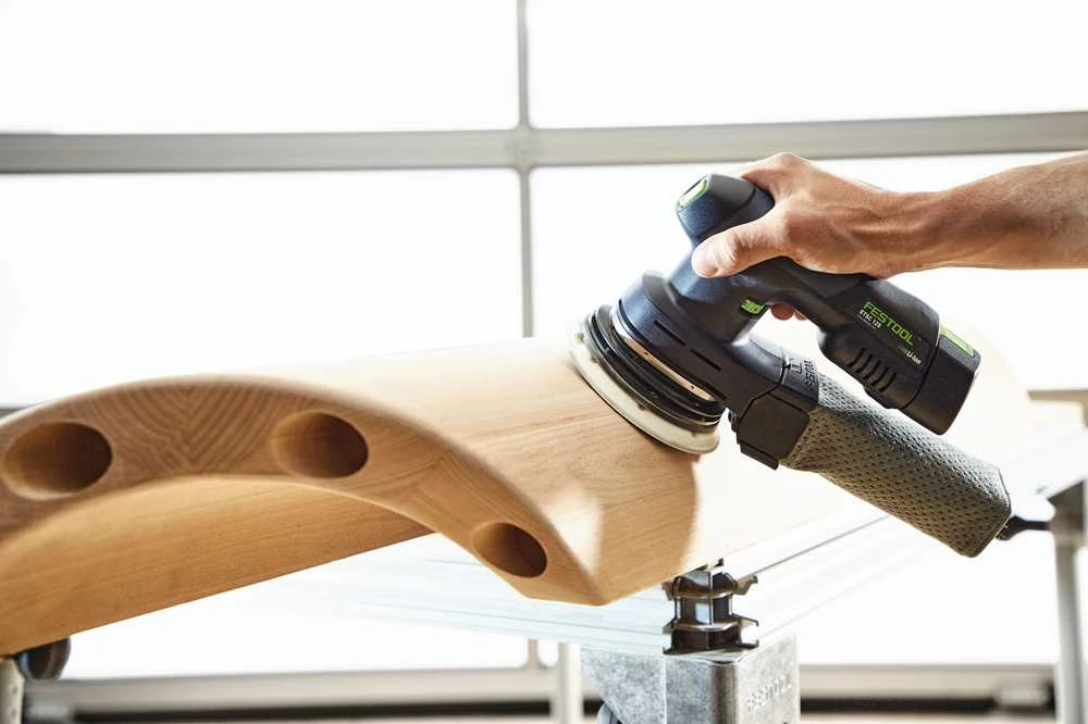 Ekscentrinis šlifuoklis Festool ETSC 125-Basic 18 V; (be akumuliatoriaus ir pakrovėjo)