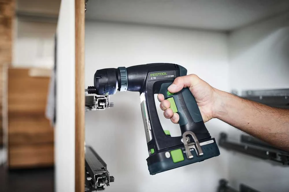Suktuvas-gręžtuvas Festool C 18-Basic; 18 V; (be akumuliatoriaus ir pakrovėjo)