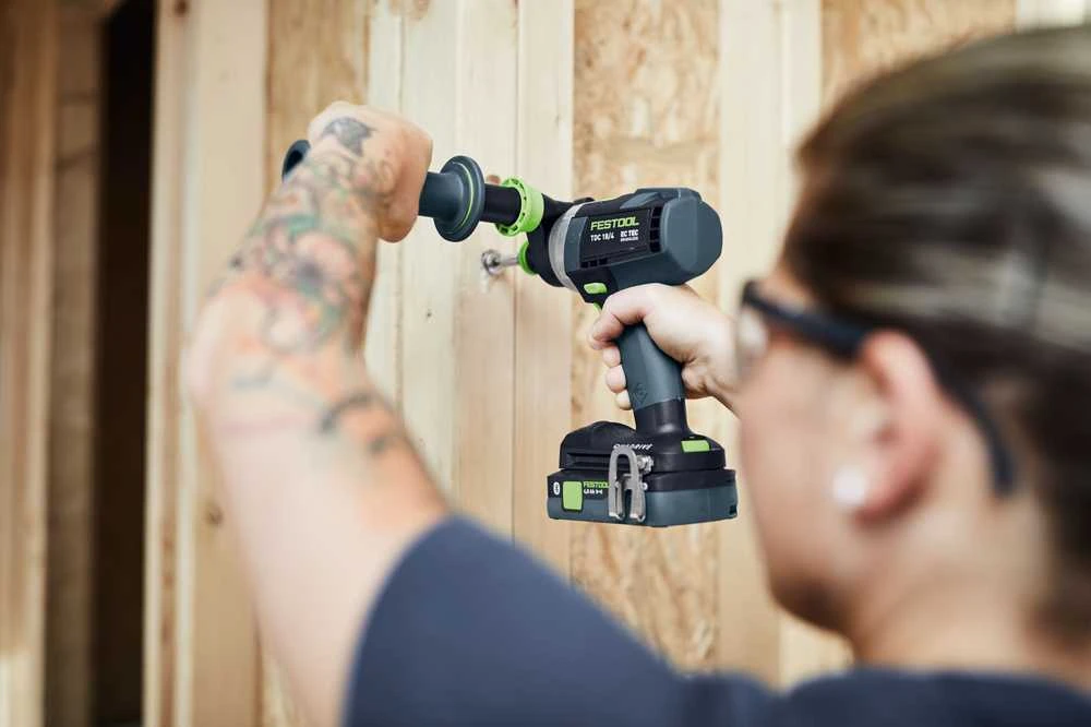 Akumuliatorinis suktuvas-gręžtuvas Festool TDC 18/4 I-Basic QUADRIVE; 18V (be akumuliatoriaus ir pakrovėjo)