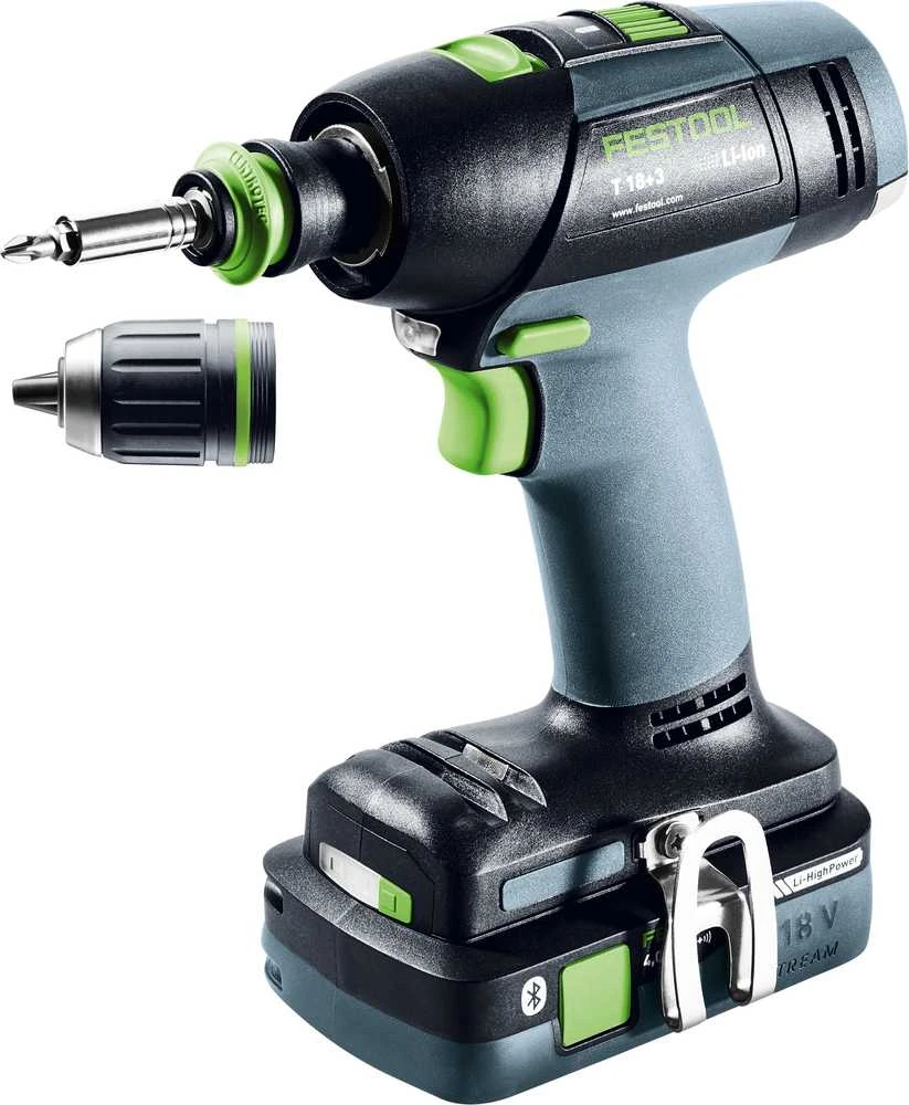 Festool T 18+3 suktuvas su priedais