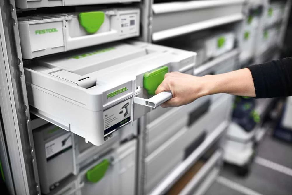 Suktuvas-gręžtuvas Festool T 18+3 HPC 4,0 I-Plus; 18 V; 2x4,0 Ah akum.