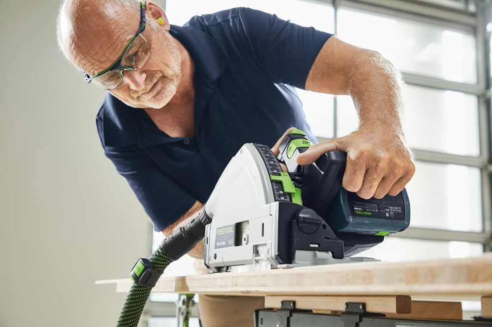 Festool Akumuliatorinis įgilinamasis diskinis pjūklas TSC 55 KEB-Basic