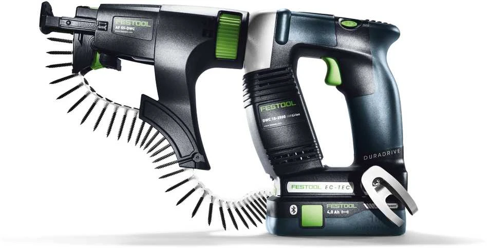 Juostinis suktuvas Festool DURADRIVE DWC 18-4500 Basic; 18 V; (be akumuliatoriaus ir pakrovėjo)